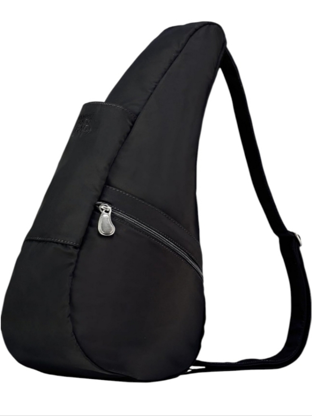 AmeriBag Healthy Back Bag Women Small Black Microfiber 17 Inch Sling